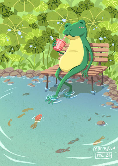 Latte Frog